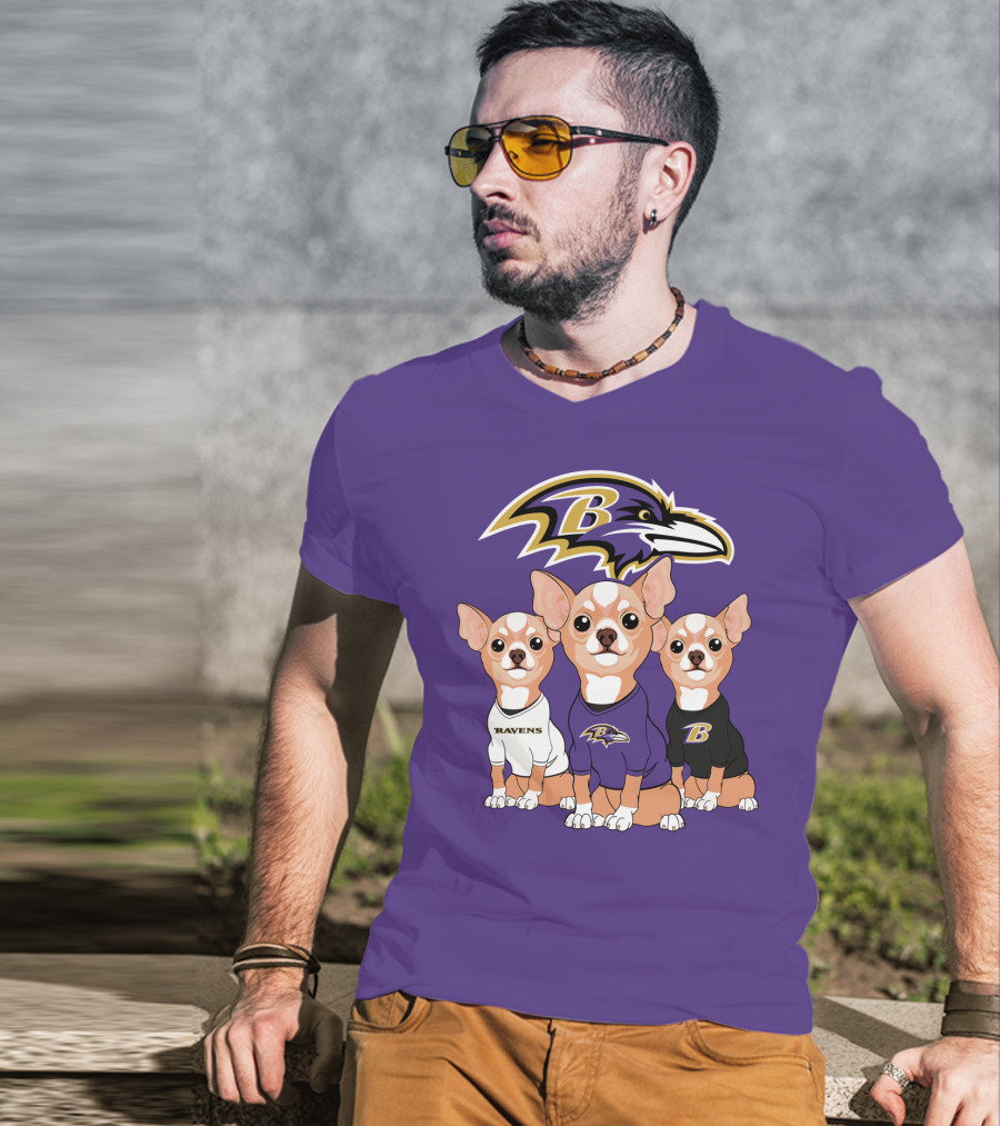 Ravens Chihuahua T-Shirt