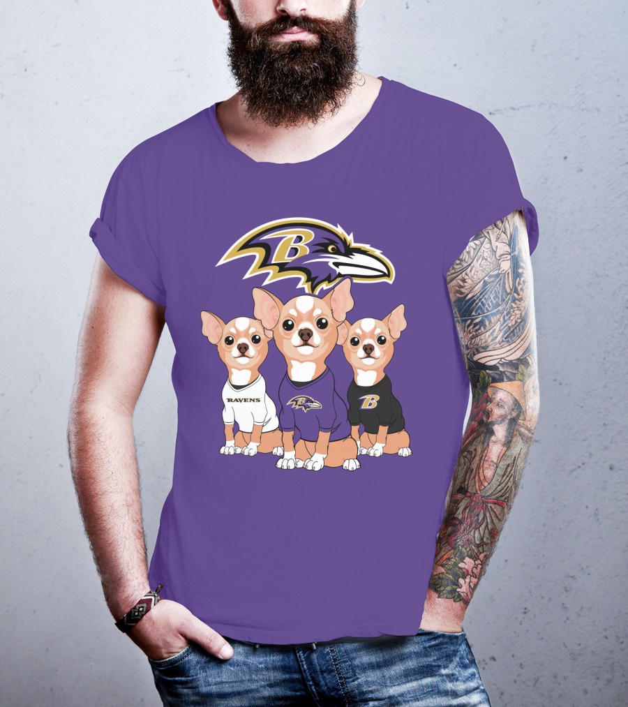 Ravens Chihuahua T-Shirt