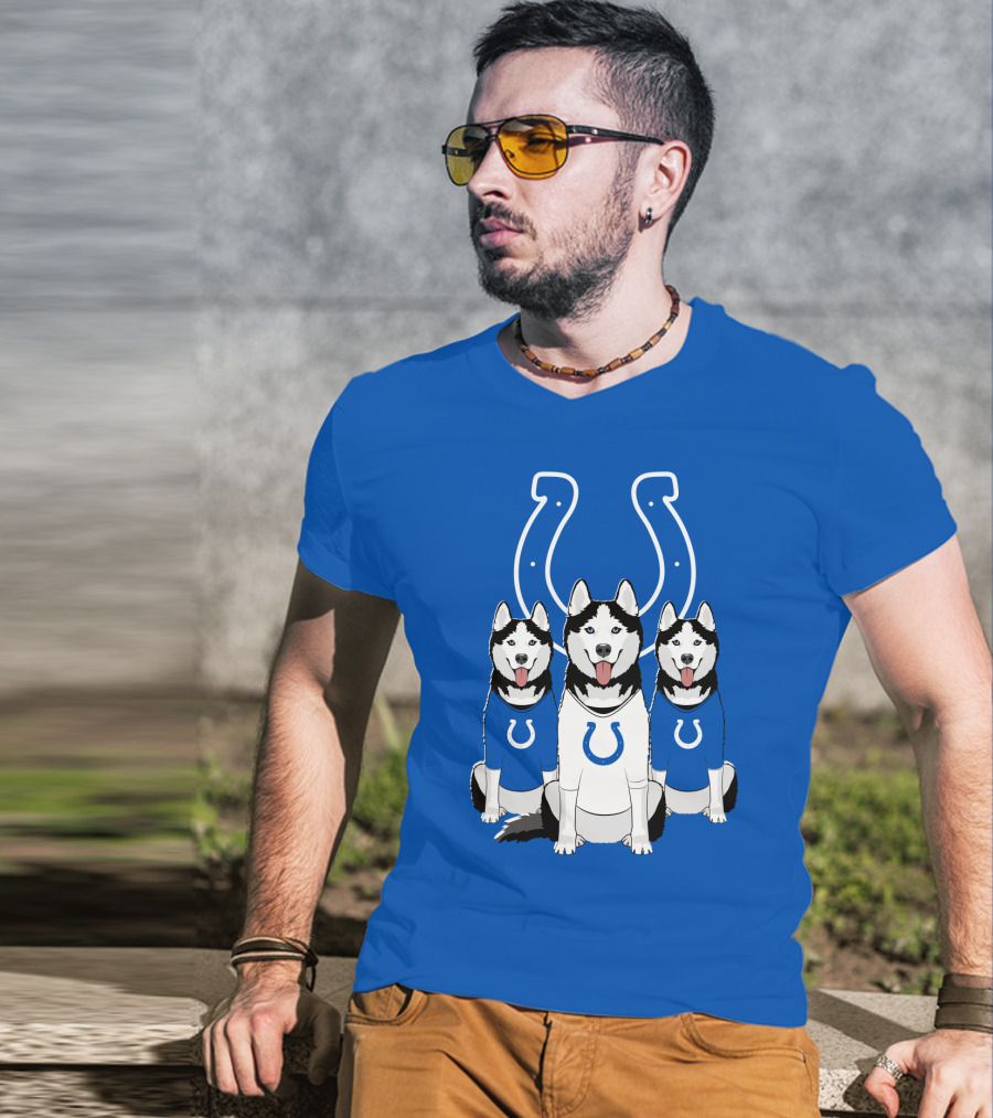 Indianapolis Colts Husky Trio T-Shirt