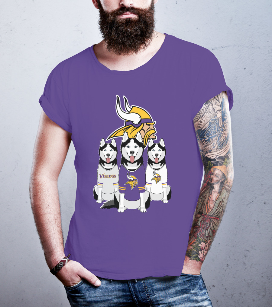 Minnesota Vikings Husky Trio T-Shirt