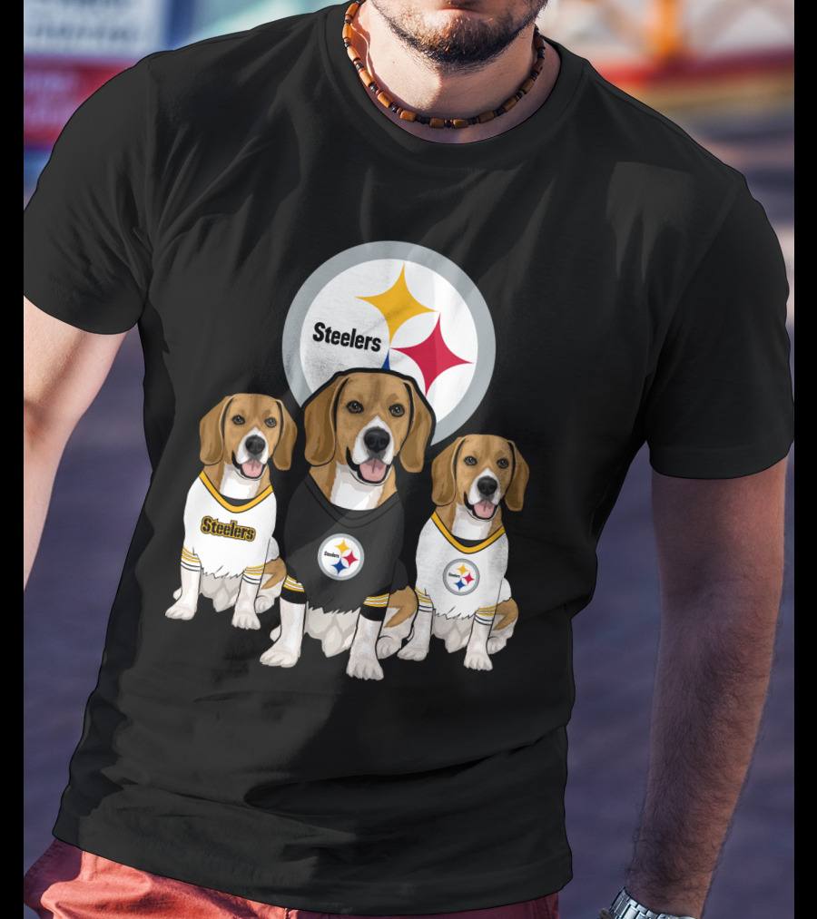 Steelers Beagle Trio T-Shirt