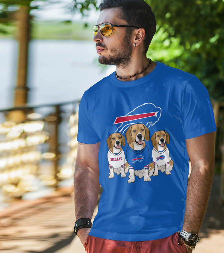 Buffalo Bills Beagle Trio T-Shirt