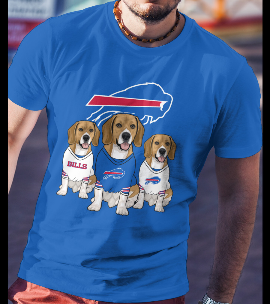 Buffalo Bills Beagle Trio T-Shirt