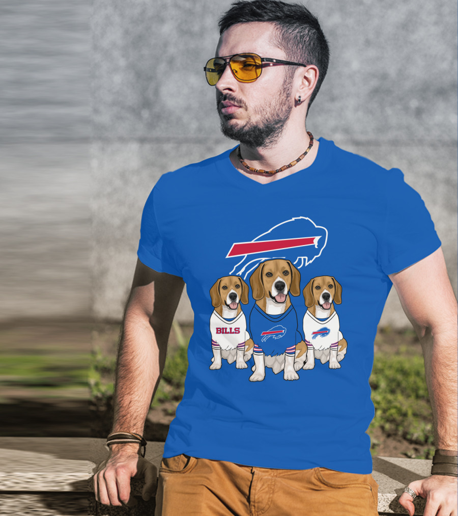 Buffalo Bills Beagle Trio T-Shirt