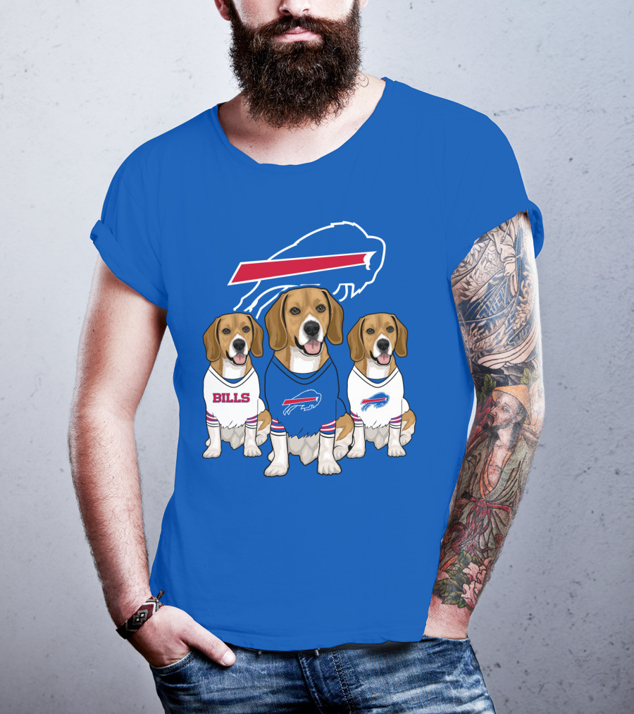 Buffalo Bills Beagle Trio T-Shirt