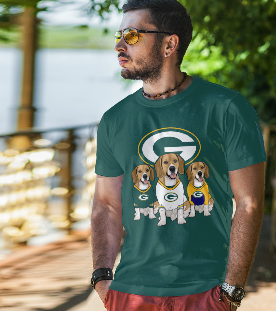 Packers Beagle Dog T-Shirt