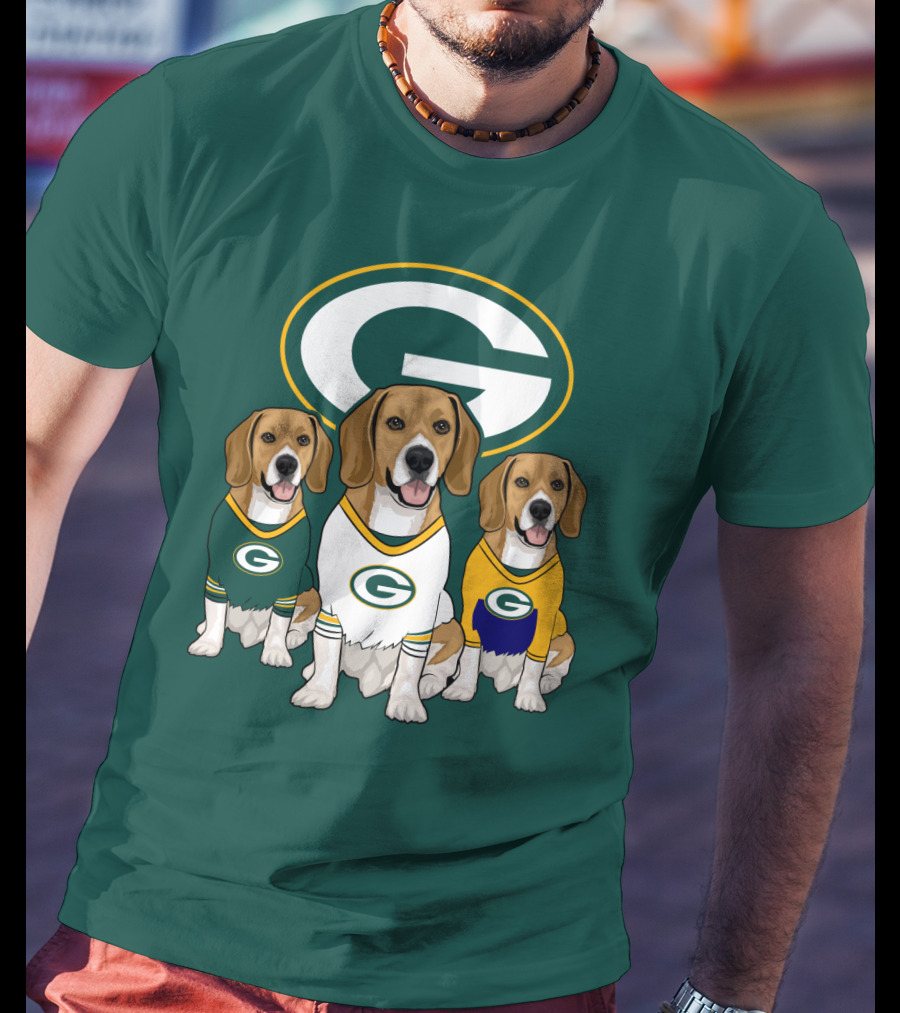 Packers Beagle Dog T-Shirt