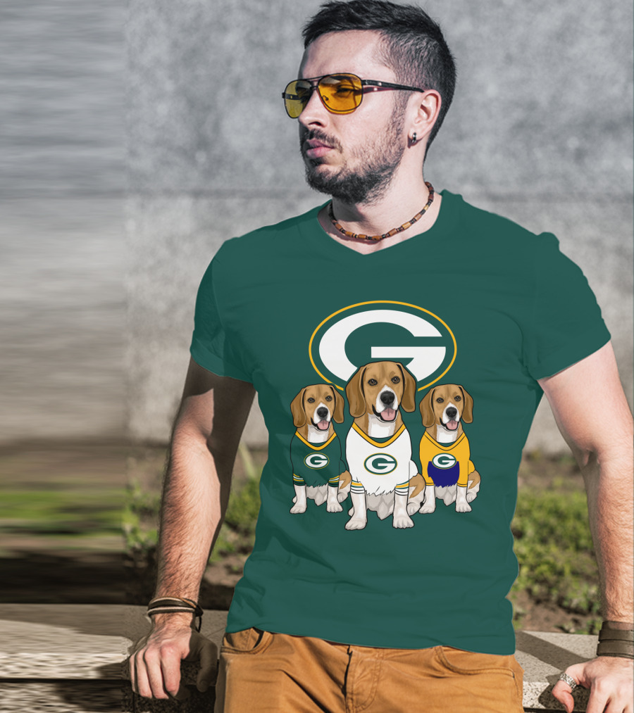 Packers Beagle Dog T-Shirt