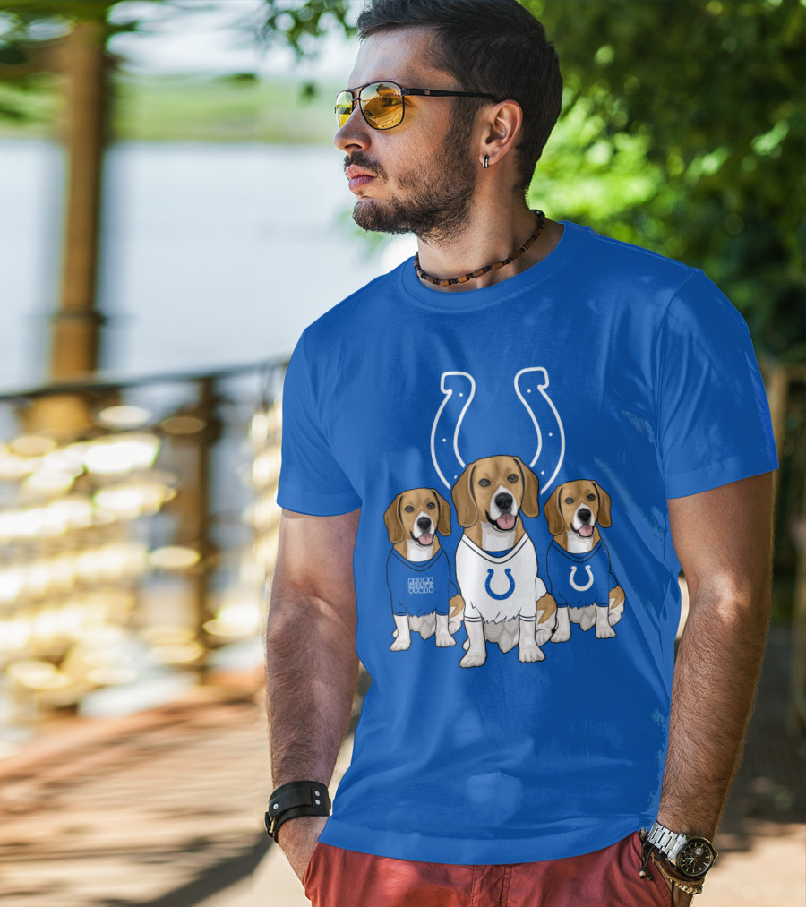 Indianapolis Colts Beagle Trio T-Shirt