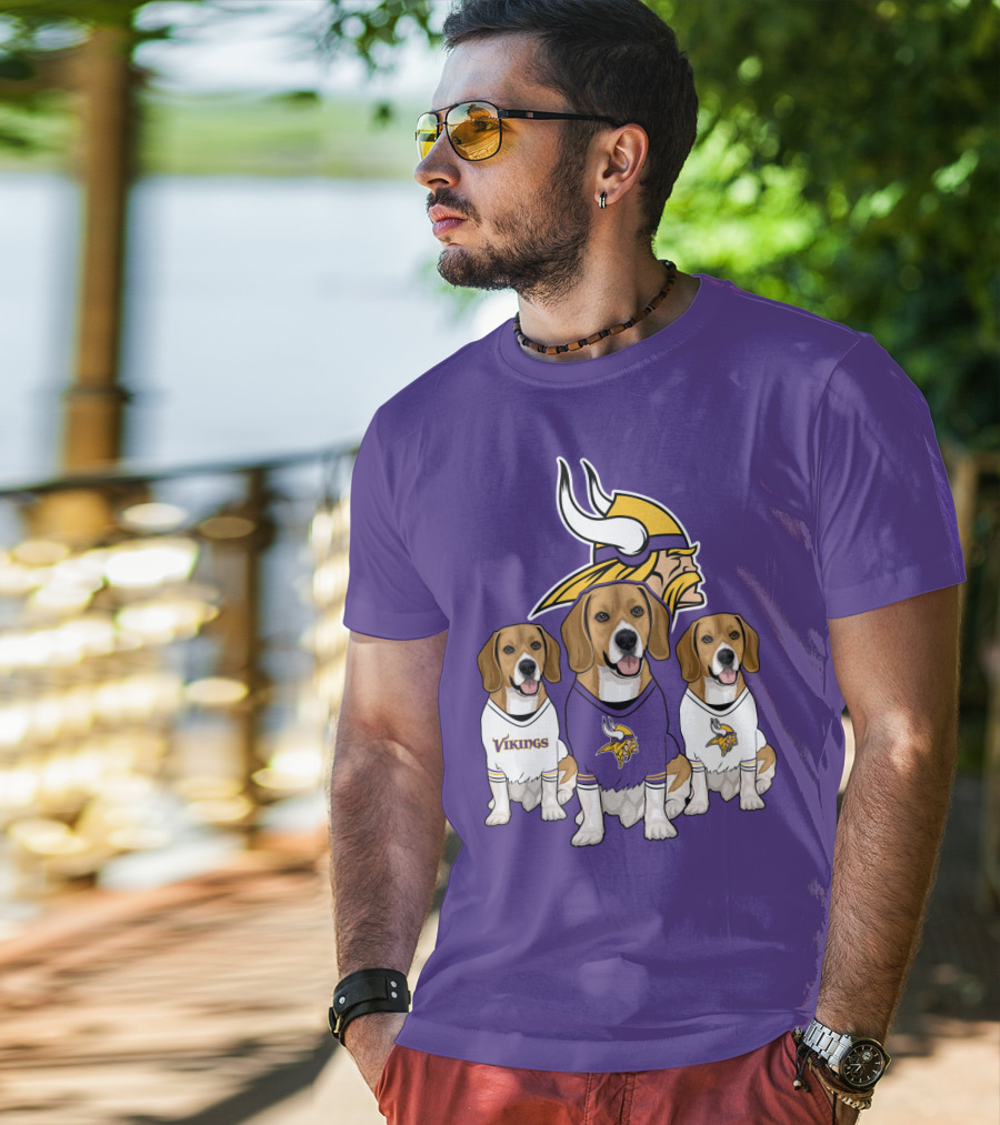 Vikings Beagle Trio T-Shirt