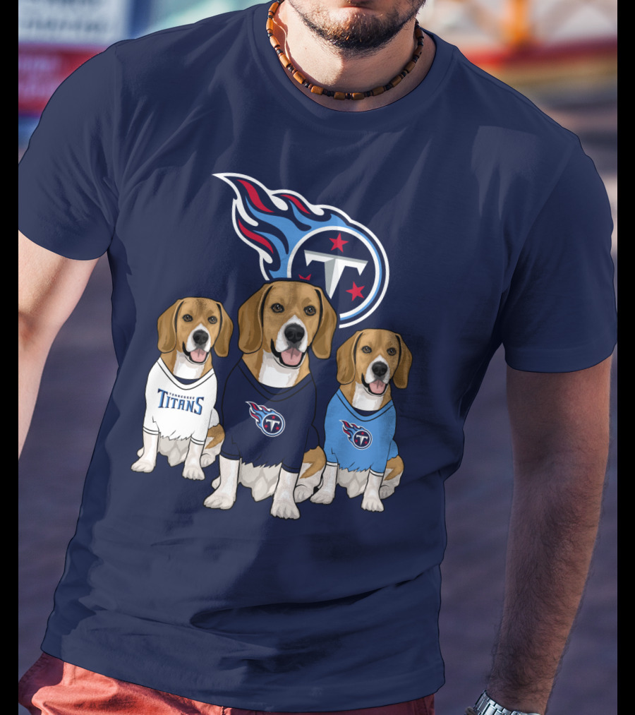 Tennessee Titans Beagle Fan T-Shirt