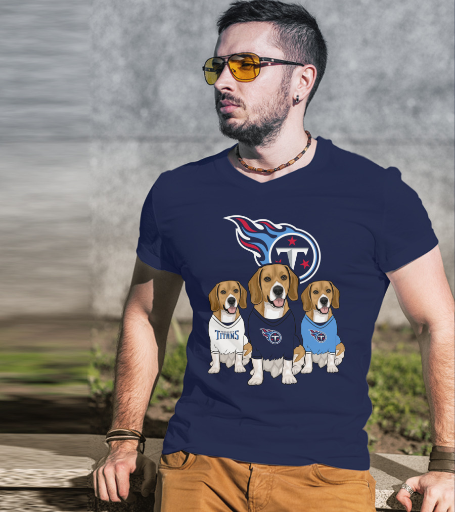 Tennessee Titans Beagle Fan T-Shirt