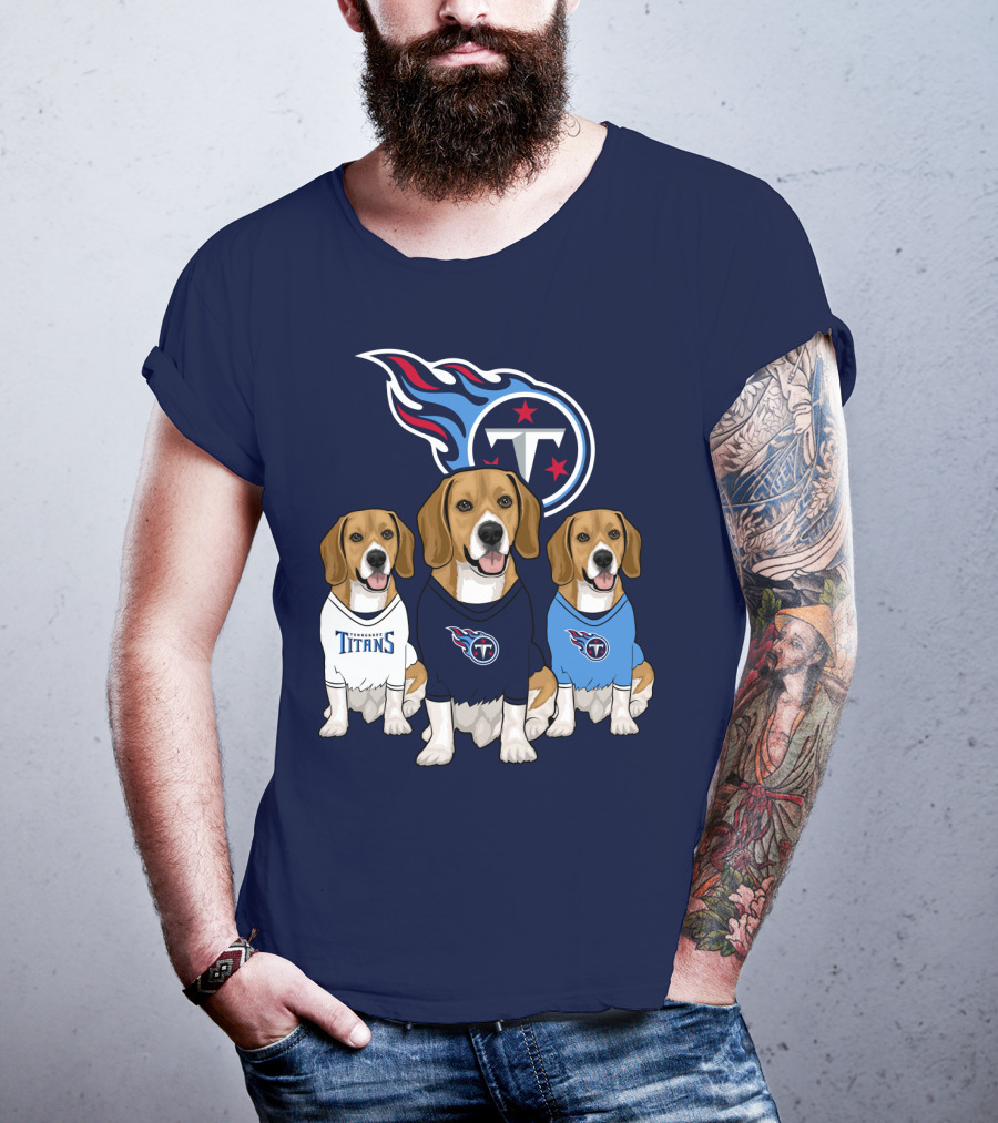 Tennessee Titans Beagle Fan T-Shirt