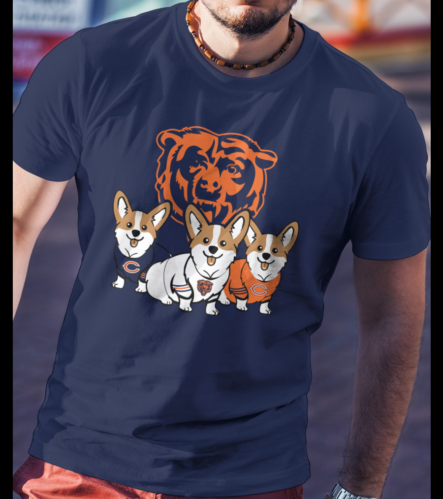 Chicago Bears Corgi T-Shirt