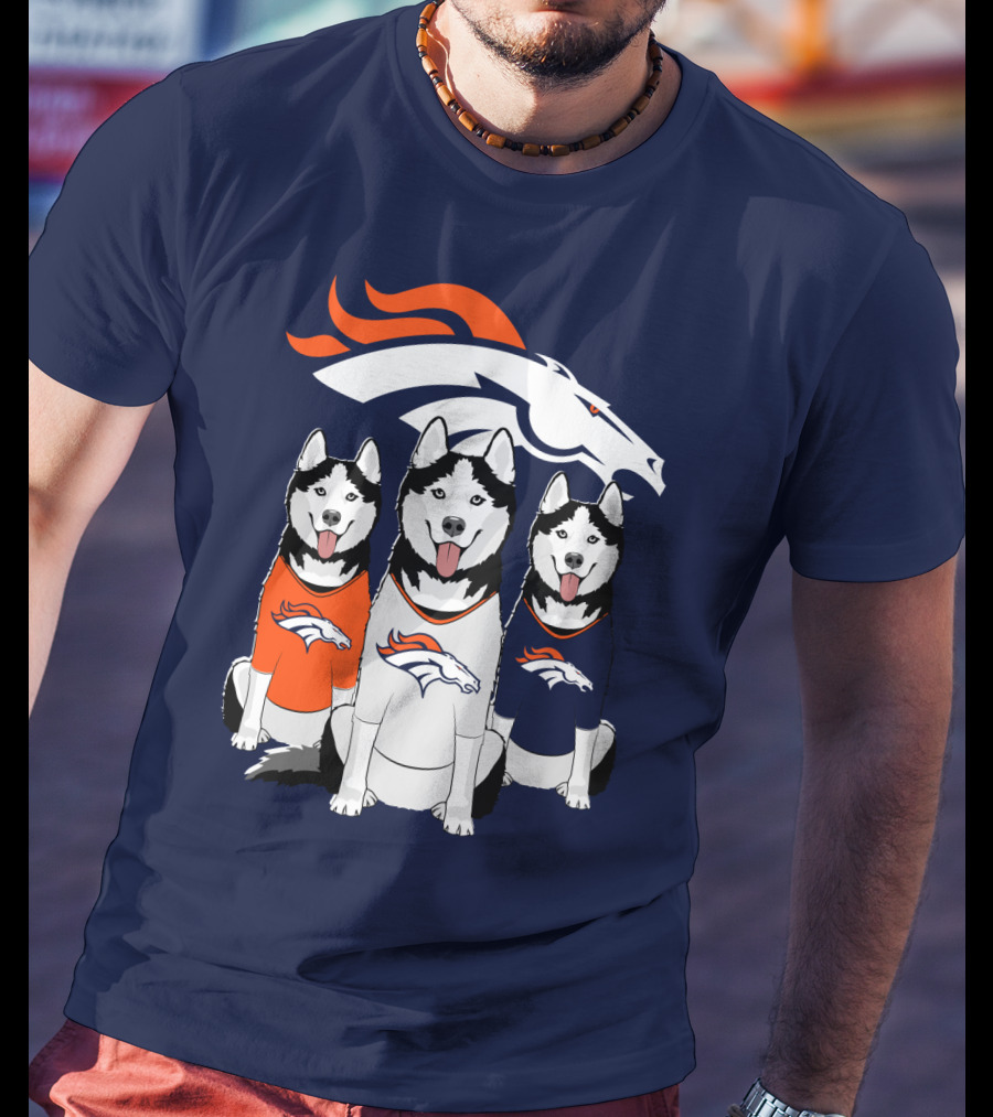 Denver Broncos Husky Trio T-Shirt