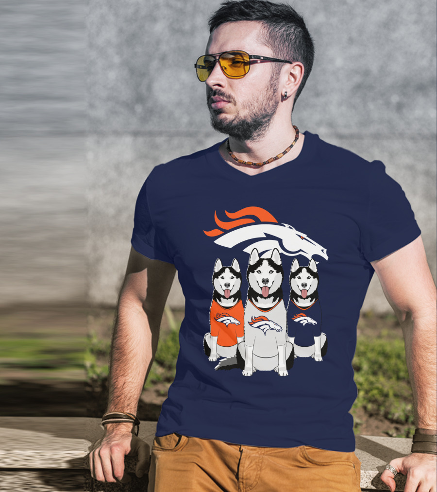 Denver Broncos Husky Trio T-Shirt