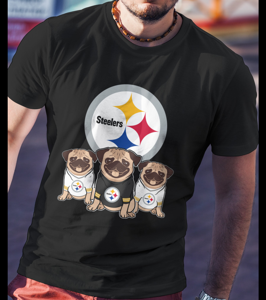 Steelers Pug T-Shirt