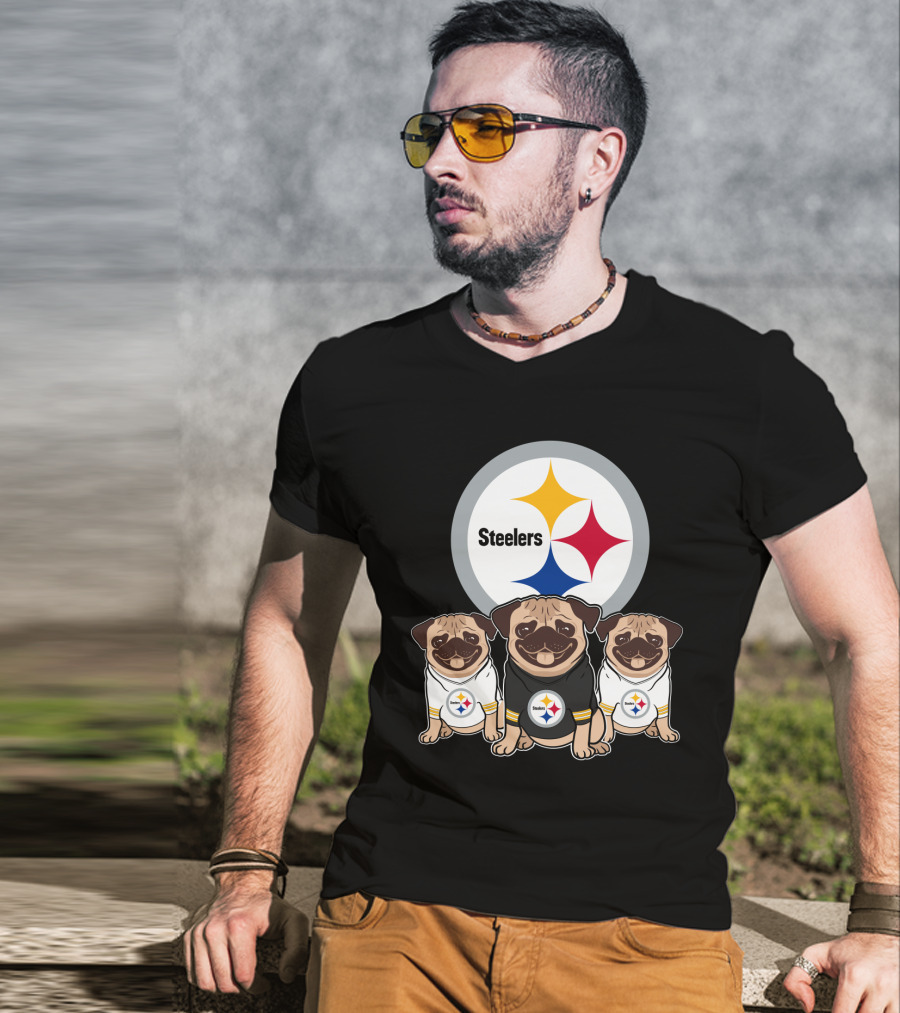 Steelers Pug T-Shirt