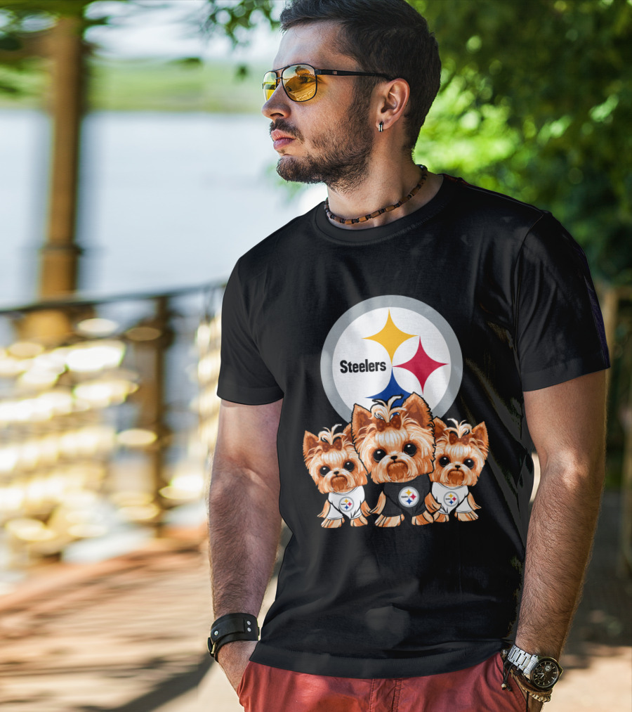 Steelers Yorkshire Terriers T-Shirt
