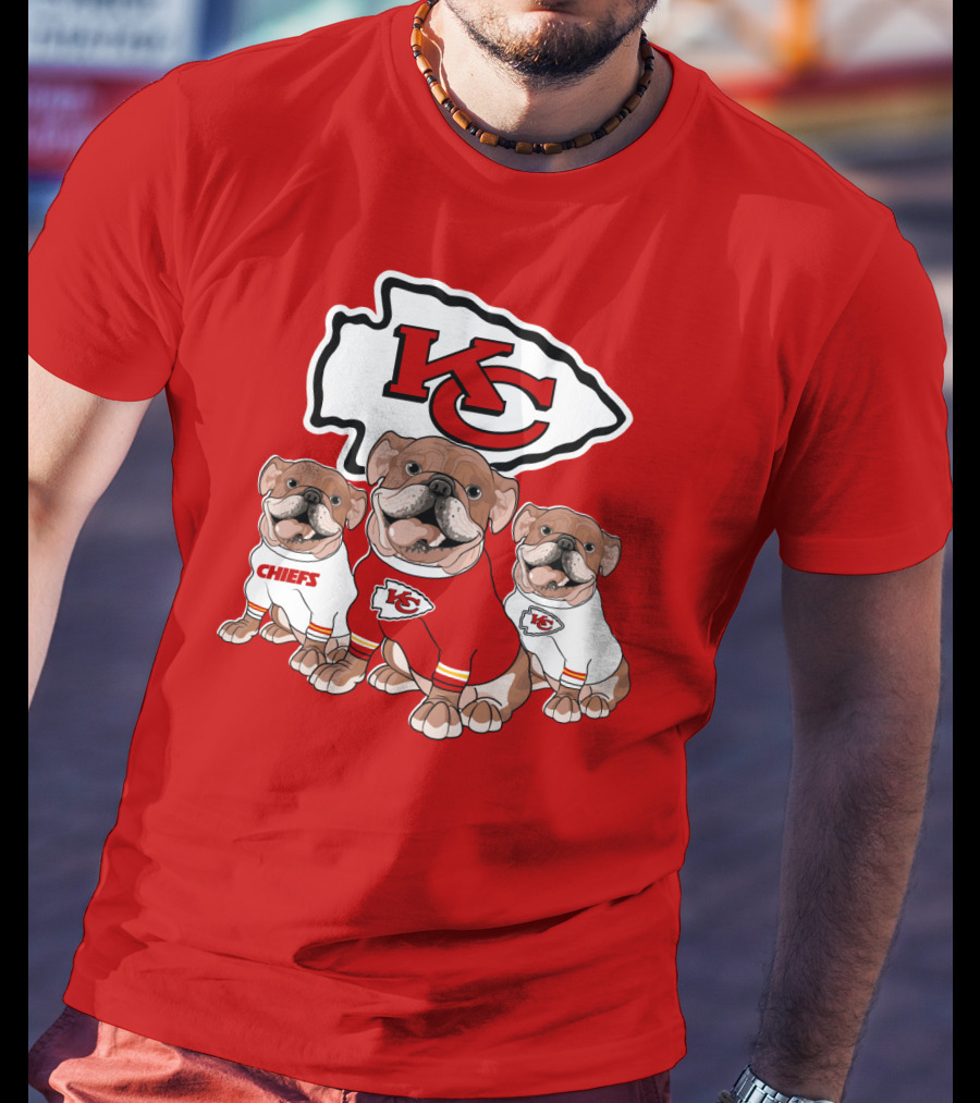 Kansas City Chiefs Bulldog T-Shirt