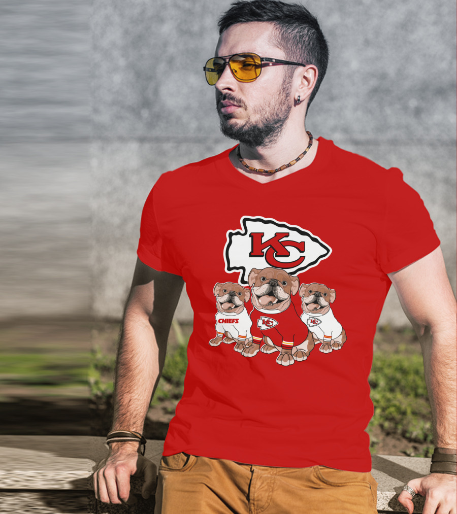 Kansas City Chiefs Bulldog T-Shirt