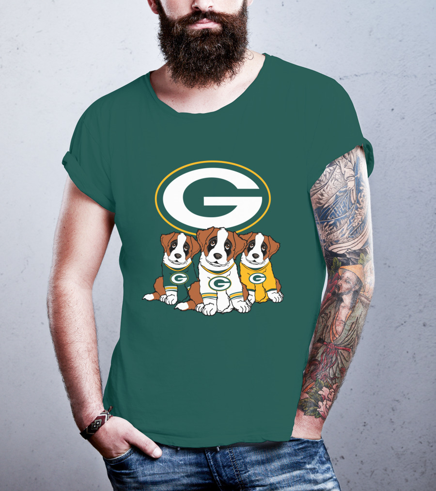 Green Bay Packers Saint Bernard T-Shirt