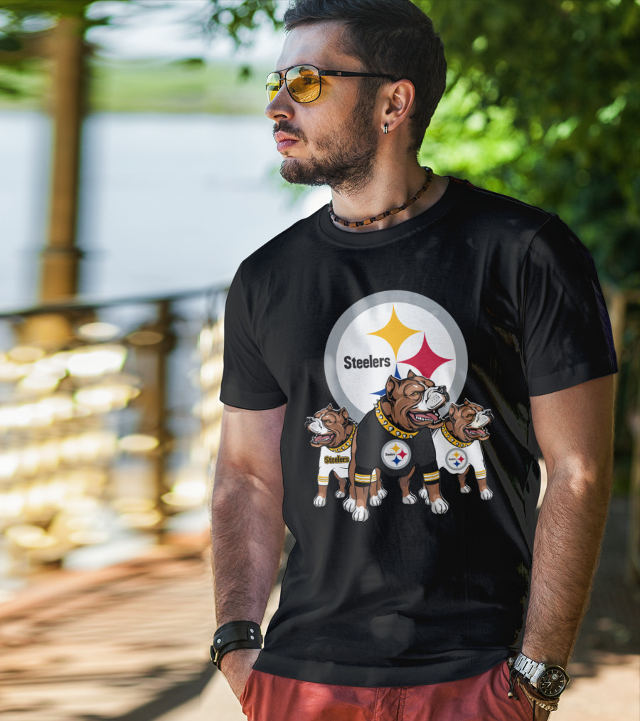 Steelers Bulldog Trio T-Shirt