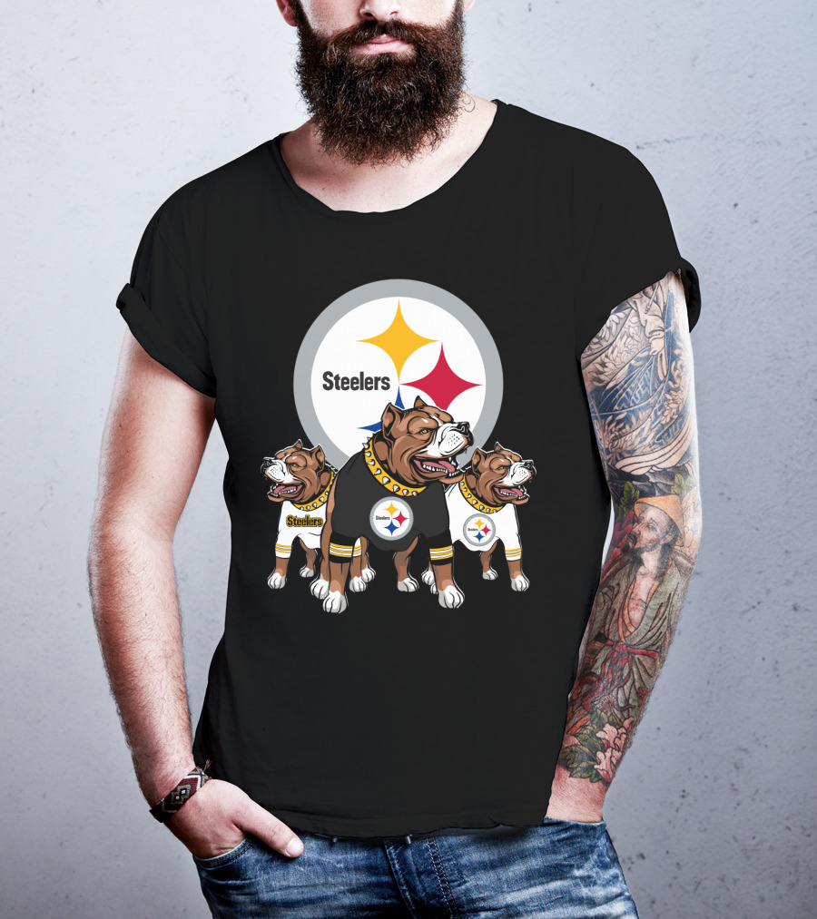 Steelers Bulldog Trio T-Shirt