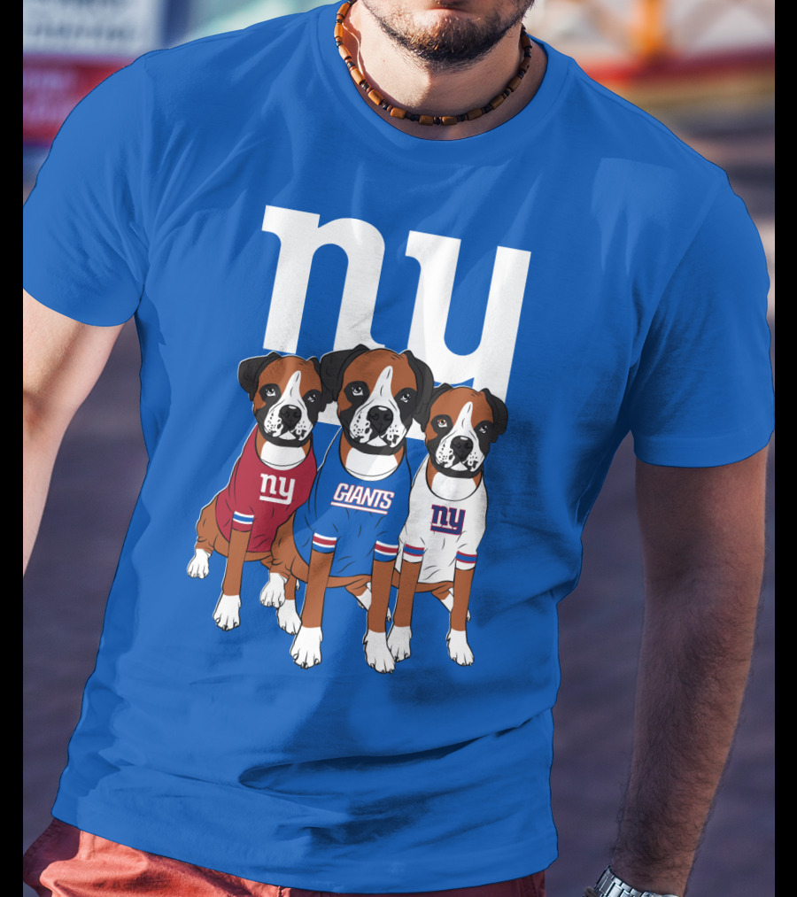 New York Giants Three Boxer T-Shirt