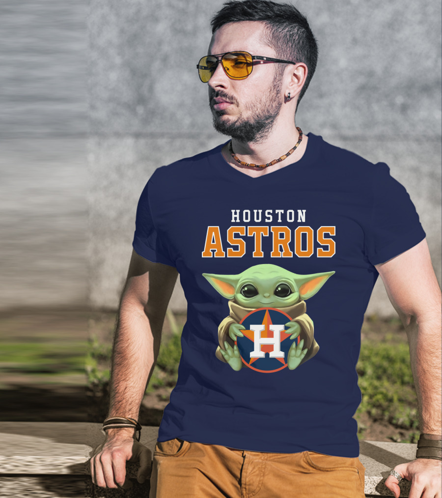 Houston Astros Baby Yoda T-Shirt