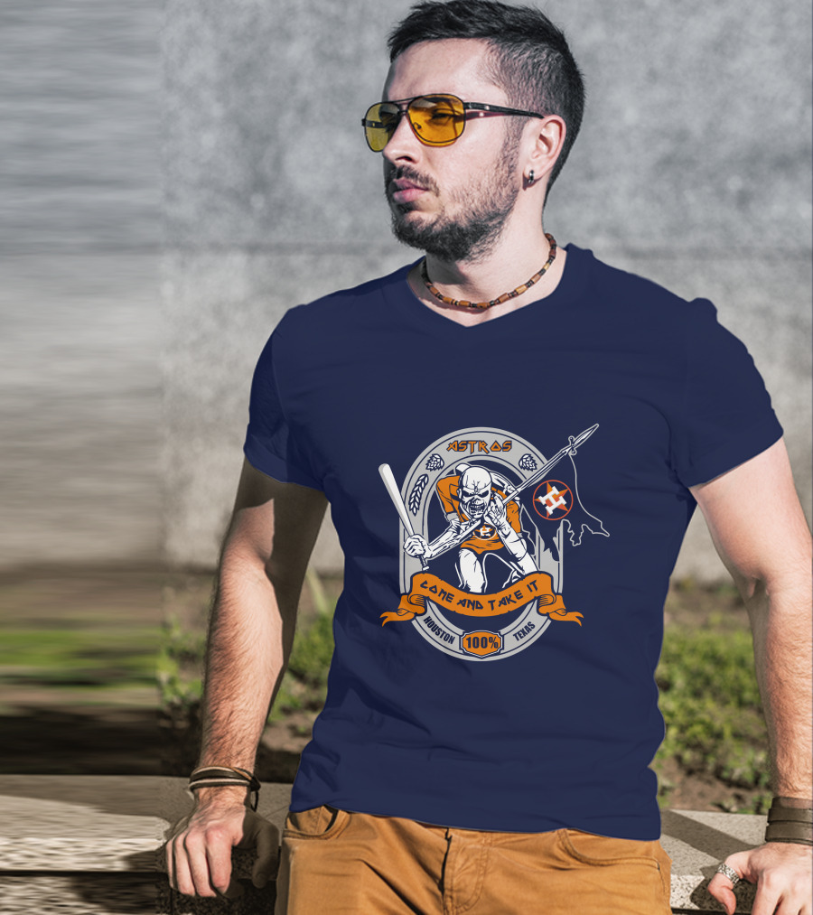 Astros Come And Take It Houston 100% Texas T-Shirt