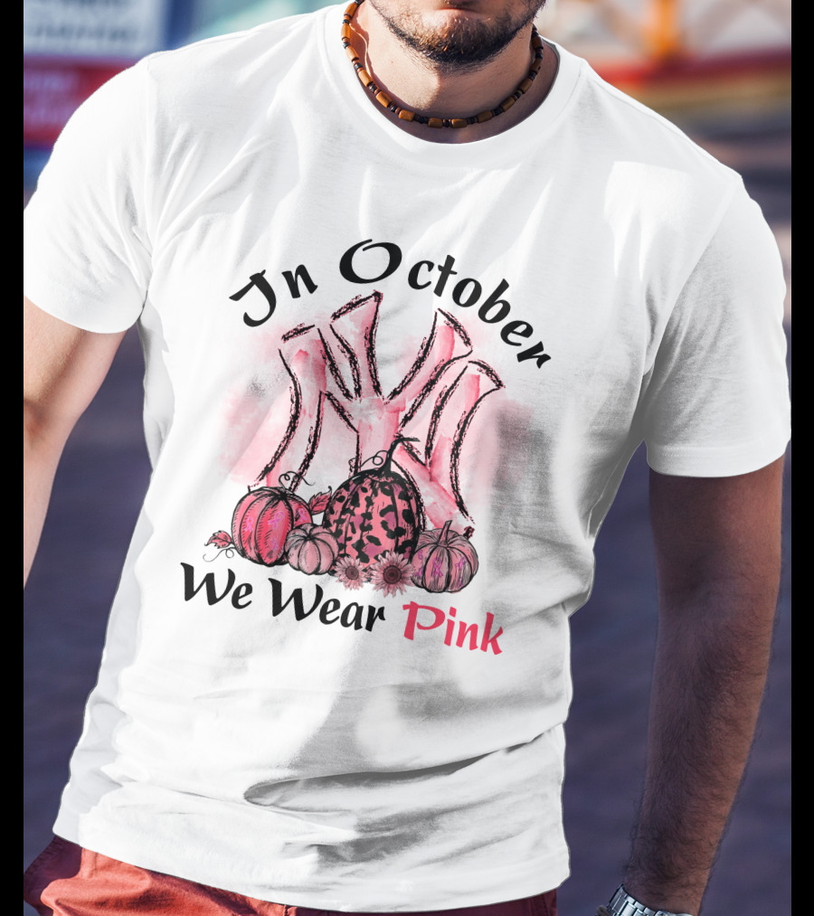 In October We Wear Pink T-Shirt