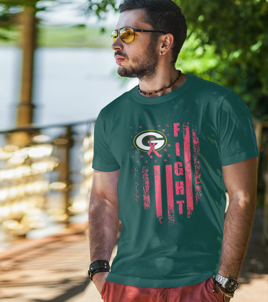 Green Bay Packers Fight Breast Cancer T-Shirt