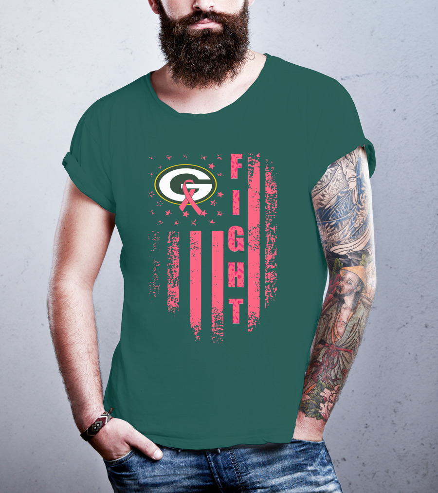 Green Bay Packers Fight Breast Cancer T-Shirt