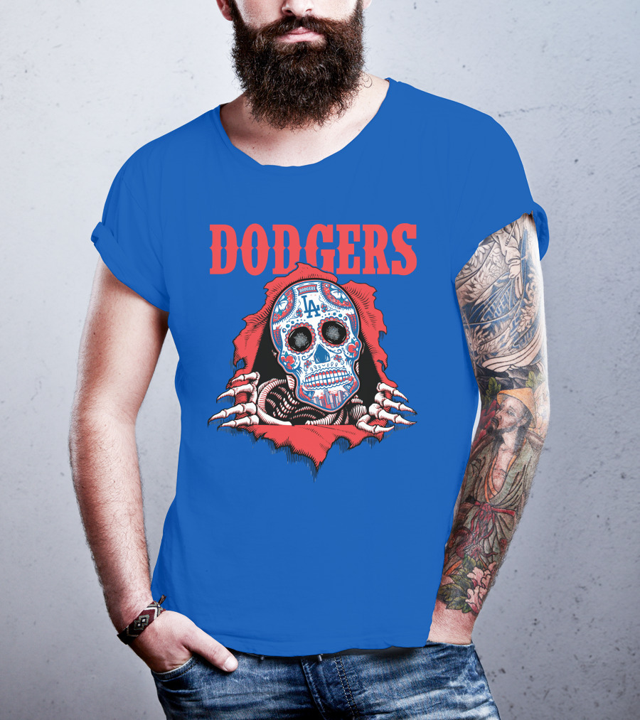 Dodgers La Sugar Skull T-Shirt