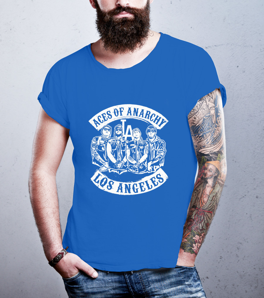 Aces Of Anarchy Los Angeles Dodgers T-Shirt