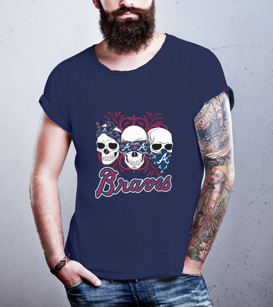 Braves Skull Bandana T-Shirt