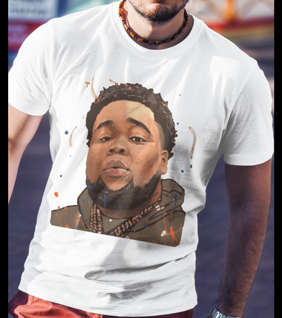 Rod Wave Hoodie Portrait Splash T-Shirt