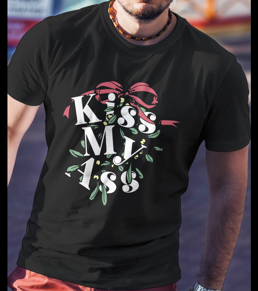 Kiss My Ass Cody Ko Merch Mistletoe Bow T-Shirt