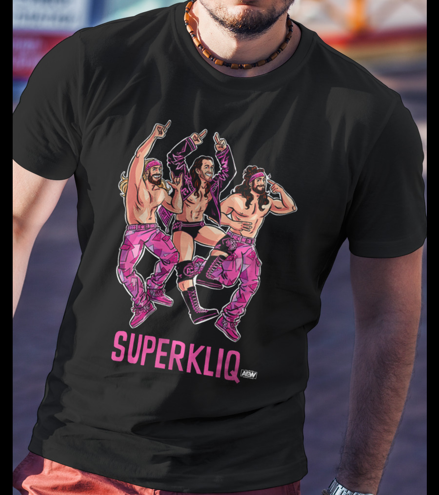 Superkliq AEW Wrestling Group T-Shirt
