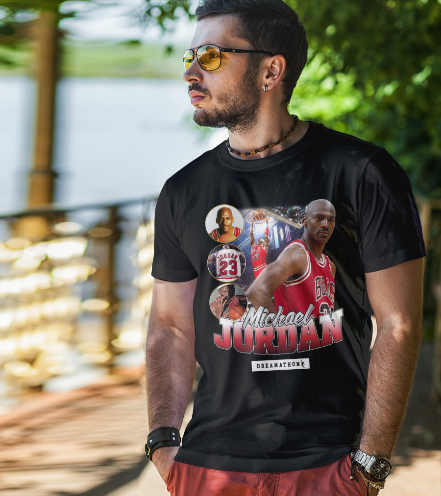 Michael Jordan Dreamathon 23 Basketball T-Shirt