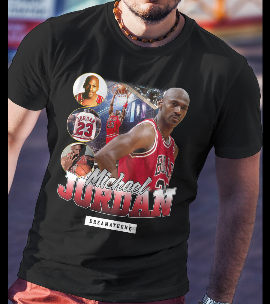 Michael Jordan Dreamathon 23 Basketball T-Shirt