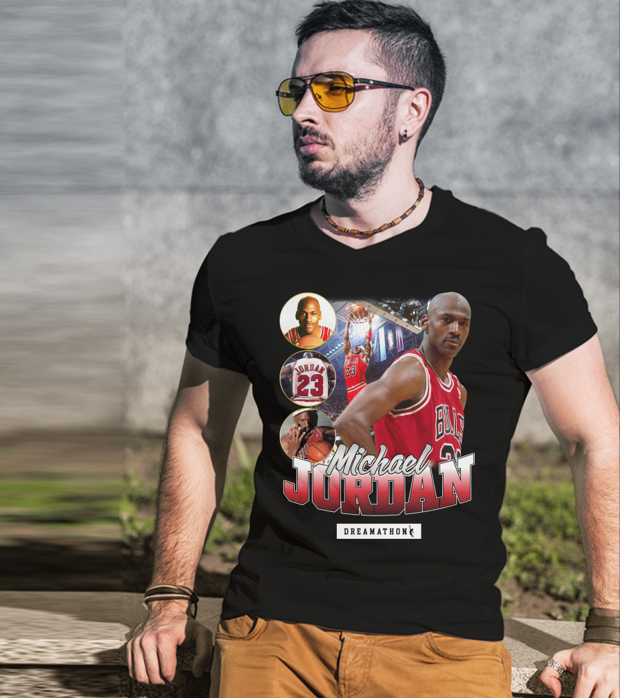 Michael Jordan Dreamathon 23 Basketball T-Shirt