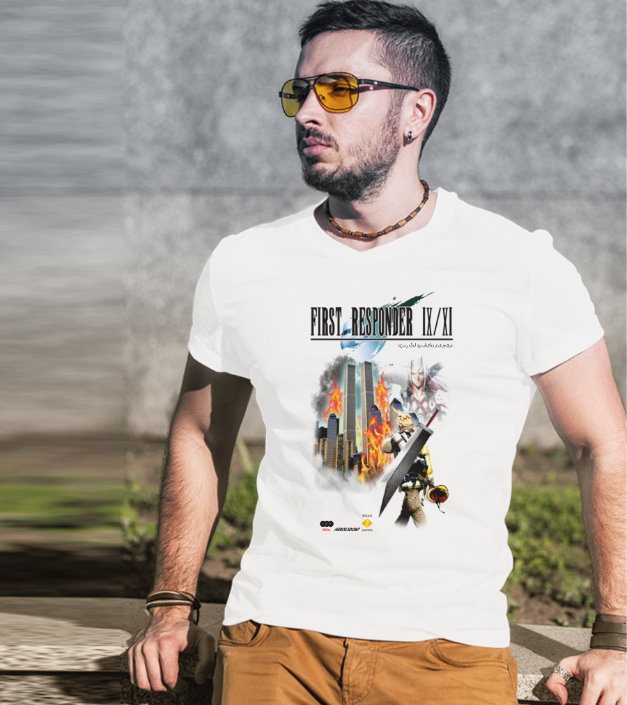 First Responder IX XI Real Heroes 9/11 T-Shirt