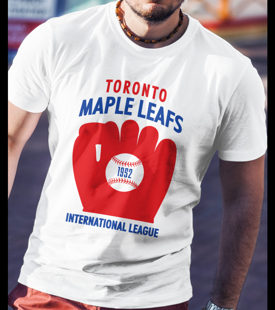 Toronto Maple Leafs 1952 International League Baseball Glove T-Shirt
