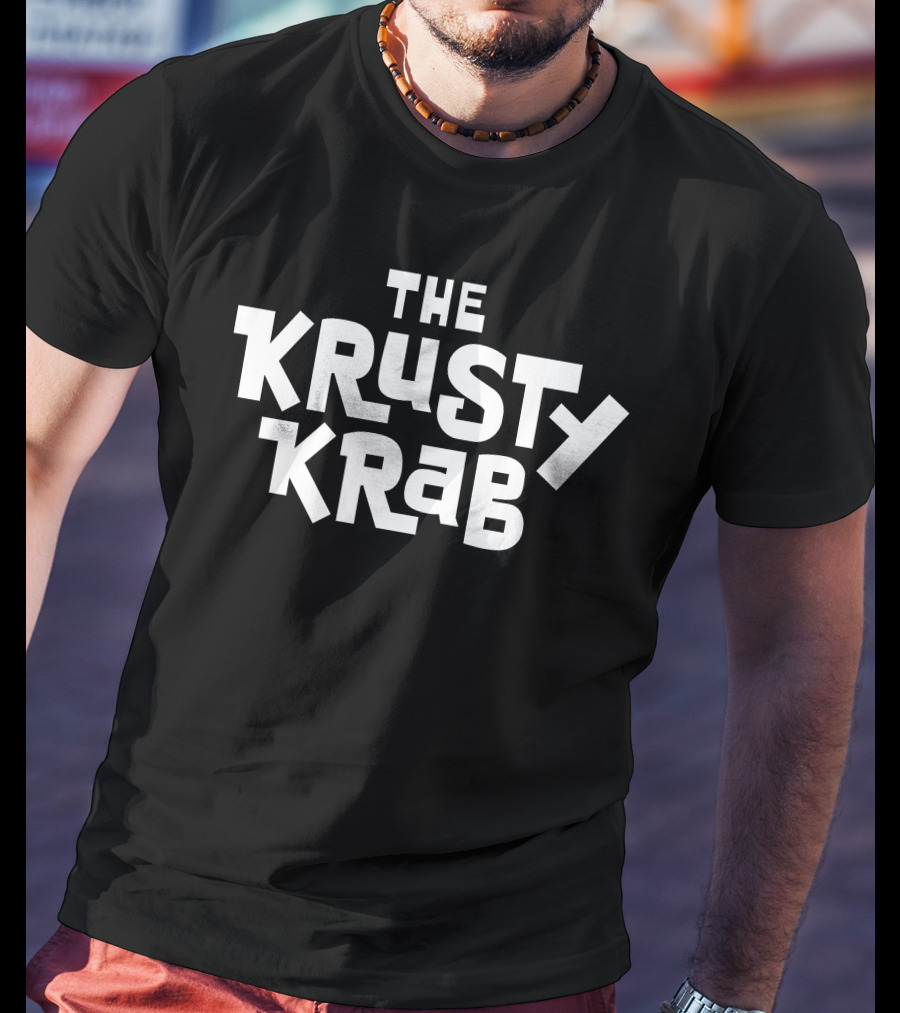 THE KRUSTY KRAB Logo Tri-Blend Dolman T-Shirt