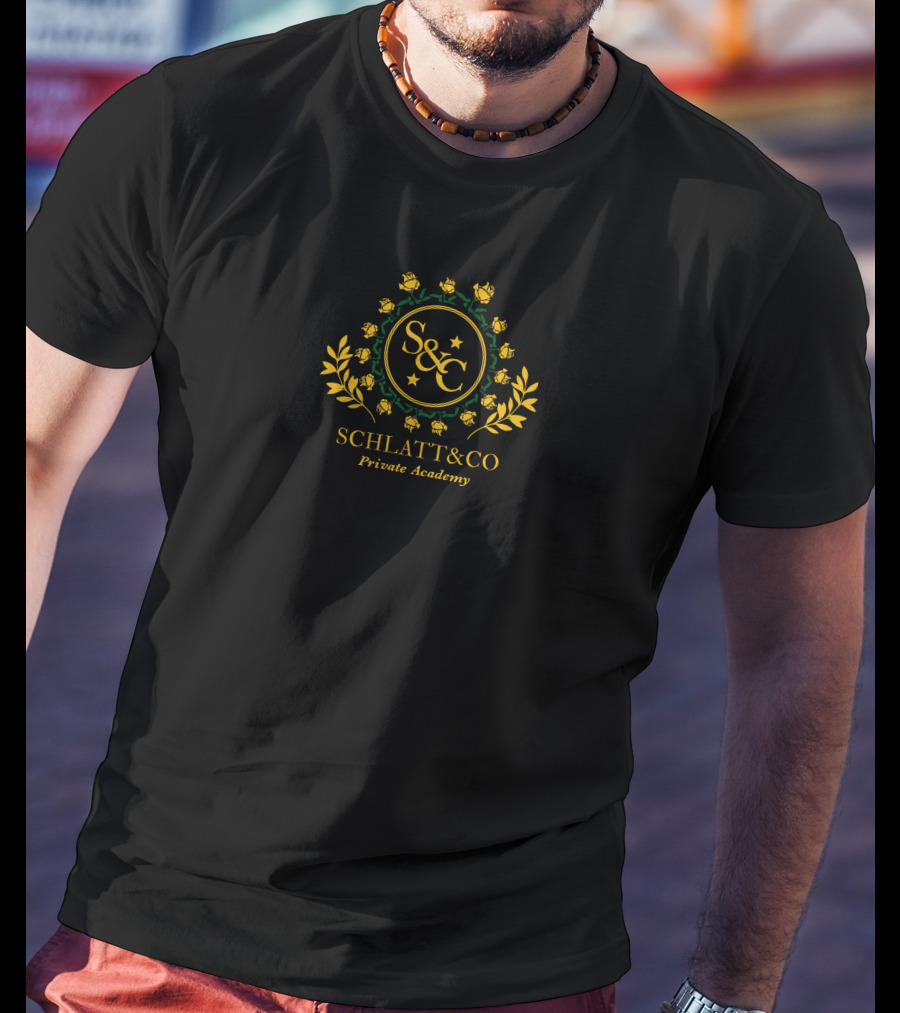 SCHLATT&CO Private Academy S&C Laurel Emblem T-Shirt