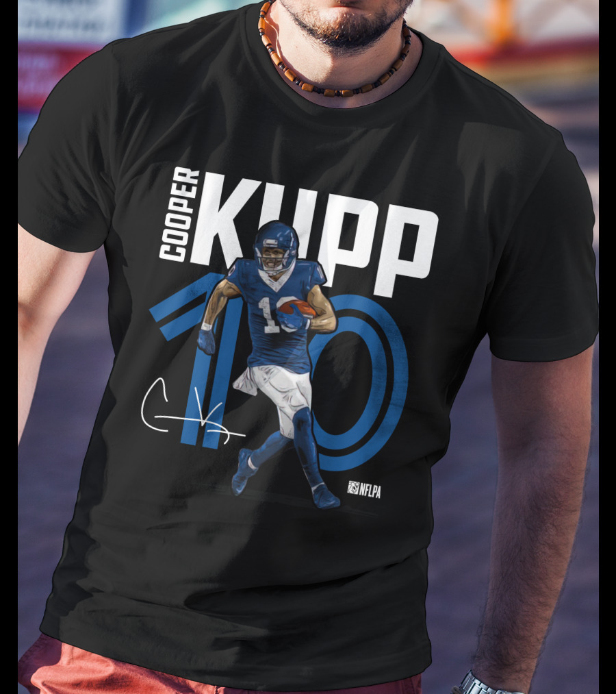 COOPER KUPP 10 NFLPA Football Player T-Shirt
