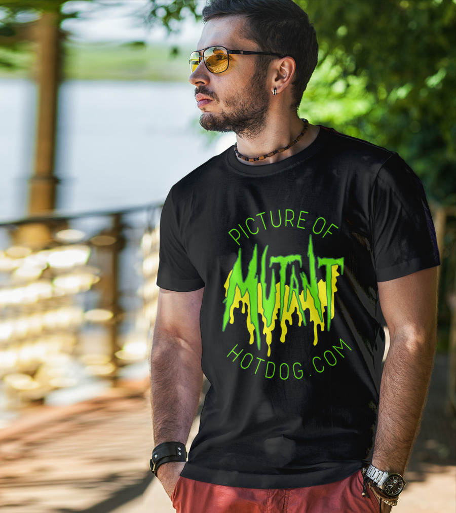 Picture Of Mutant Hotdog.com T-Shirt