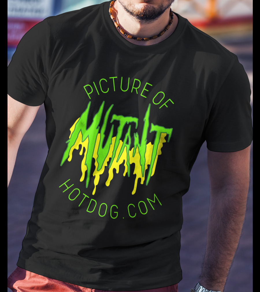 Picture Of Mutant Hotdog.com T-Shirt